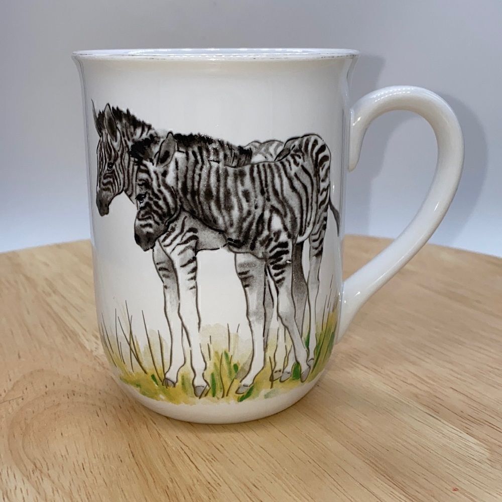 Vintage Otigiri Zebra Tea Coffee Mug